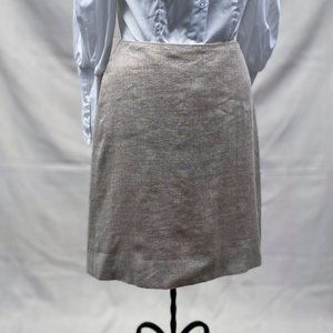 Linen Skirt J Crew Pencil Skirt Sz 6